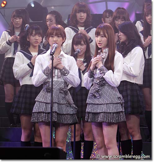 AKB48 桜の栞 歌唱風景