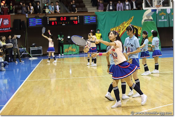 サインボールをプレゼント