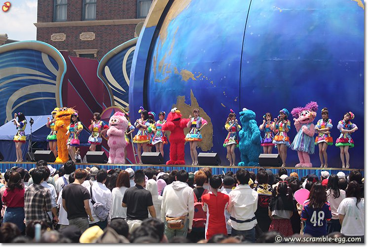 セサミストリートのキャラクターと