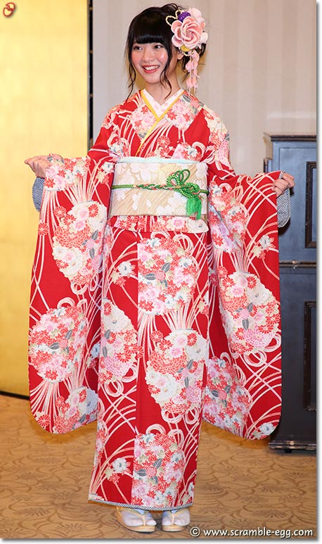 馬嘉伶 振り袖写真