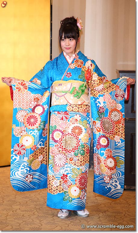 岡部麟 晴れ着写真