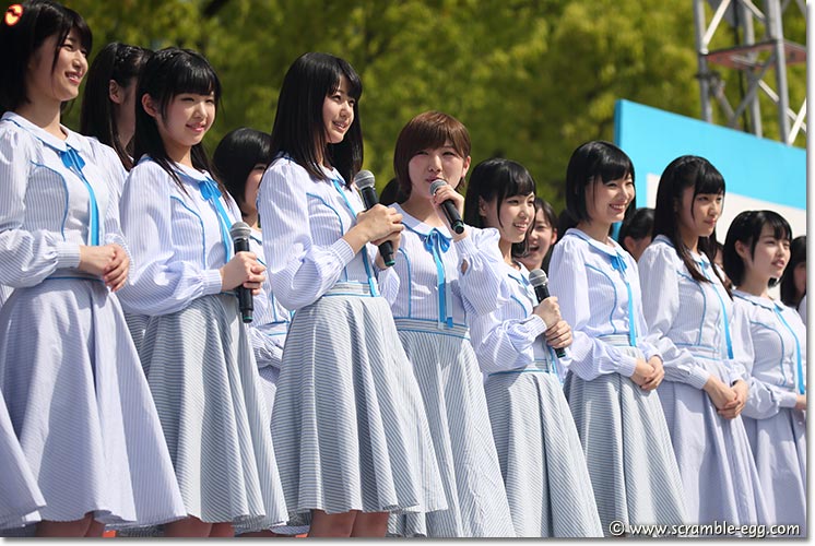 STU48を紹介する岡田奈々さん