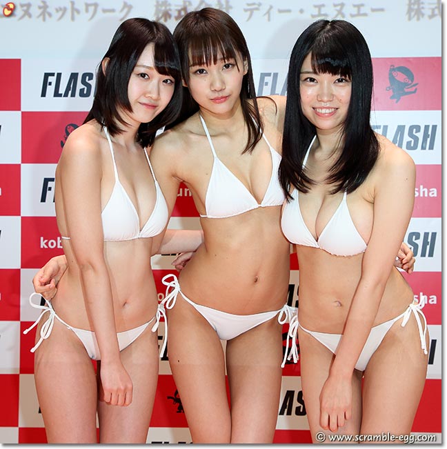 ミスFLASH2018白水着