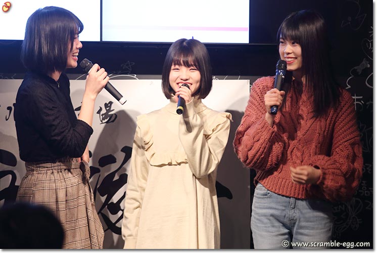 小田えりな、髙橋彩音、吉川七瀬