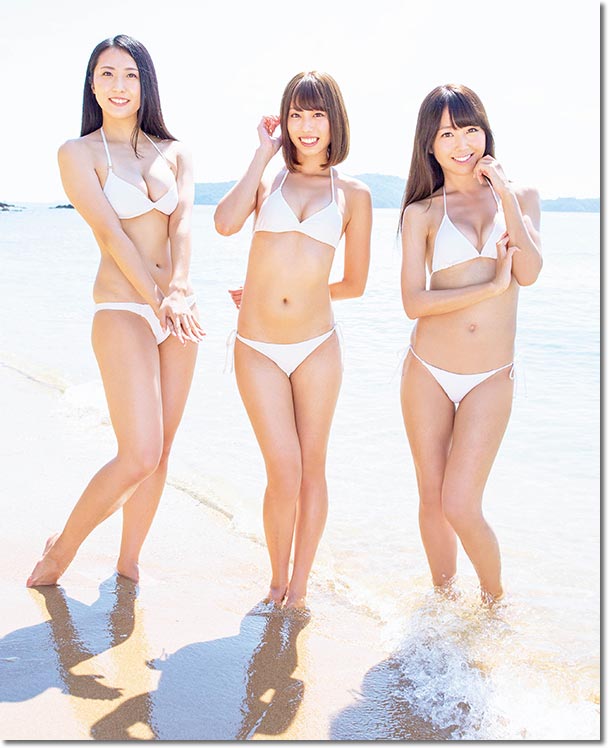 ミスFLASH水着会見